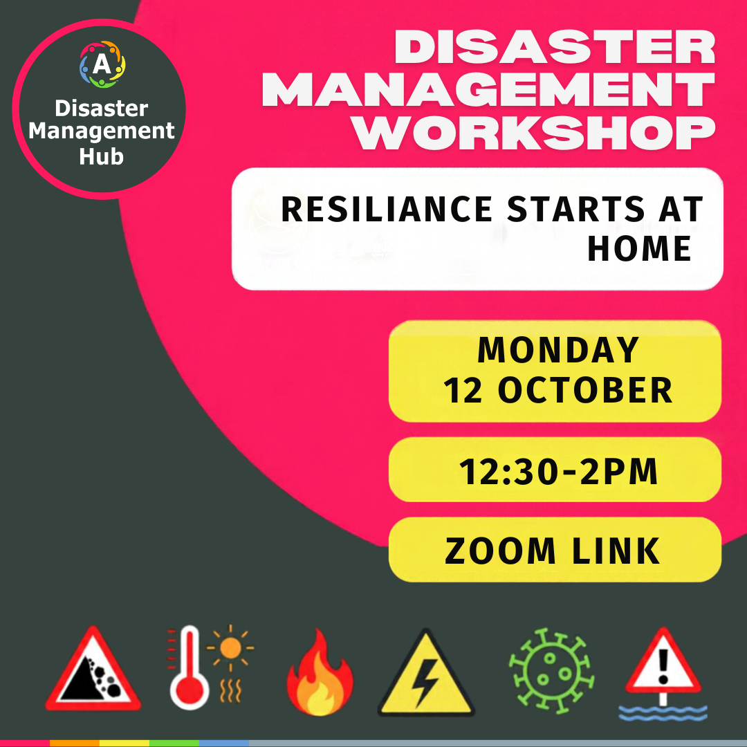 2026-10 disaster workshop poster
